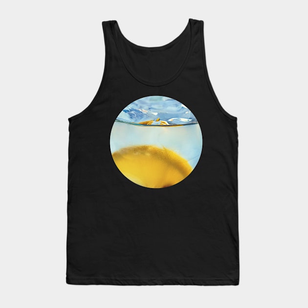 Refreshing Lemon Drink Tank Top by Richard George Davis